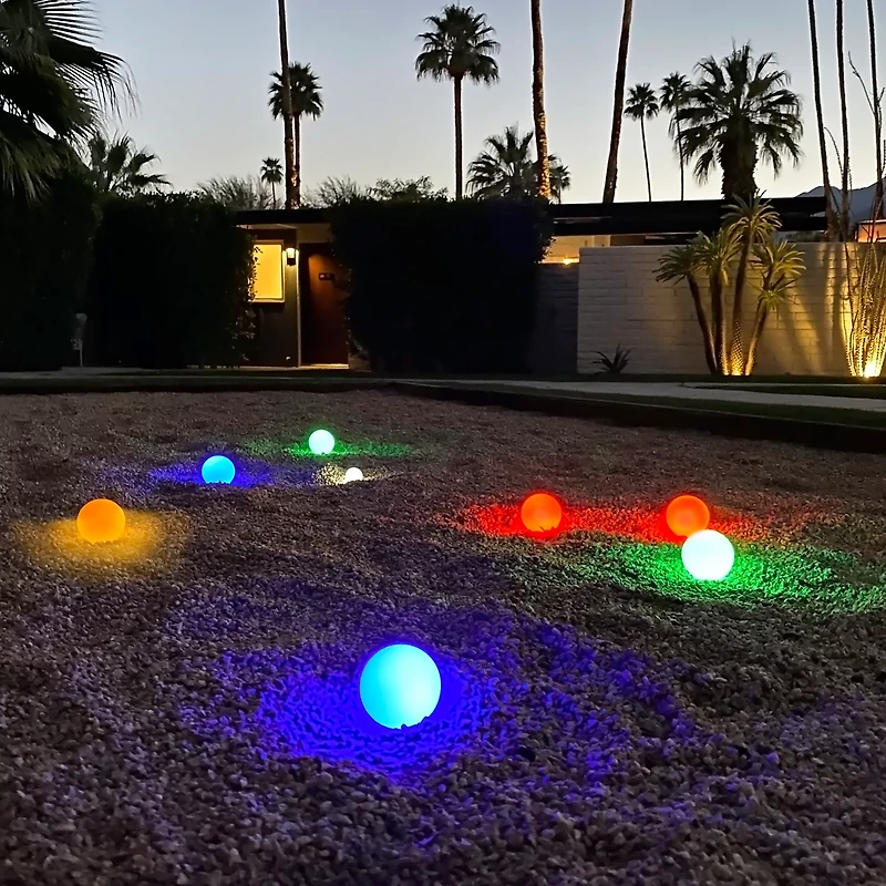 GoSports LED Lighted Bocce Ball Game Set