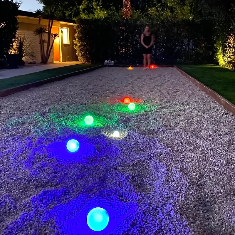 GoSports LED Lighted Bocce Ball Game Set