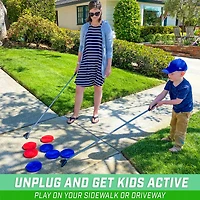 GoSports Driveway Shuffleboard Game Set with Chalk