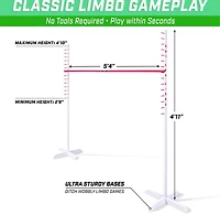 GoSports Get Low Premium Wooden Lawn Limbo Game