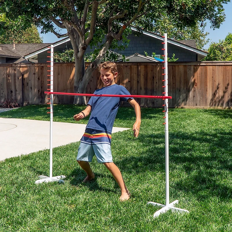 GoSports Get Low Premium Wooden Lawn Limbo Game