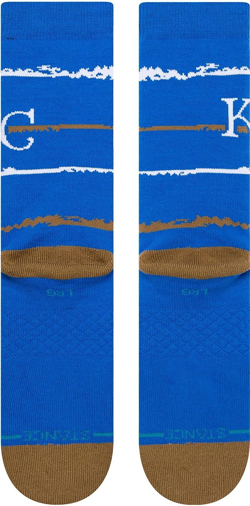 Stance Men's Kansas City Royals Chalk Crew Socks