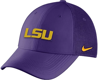 Nike Men's Louisiana State University L91 Aerobill Mesh Swoosh Flex Cap