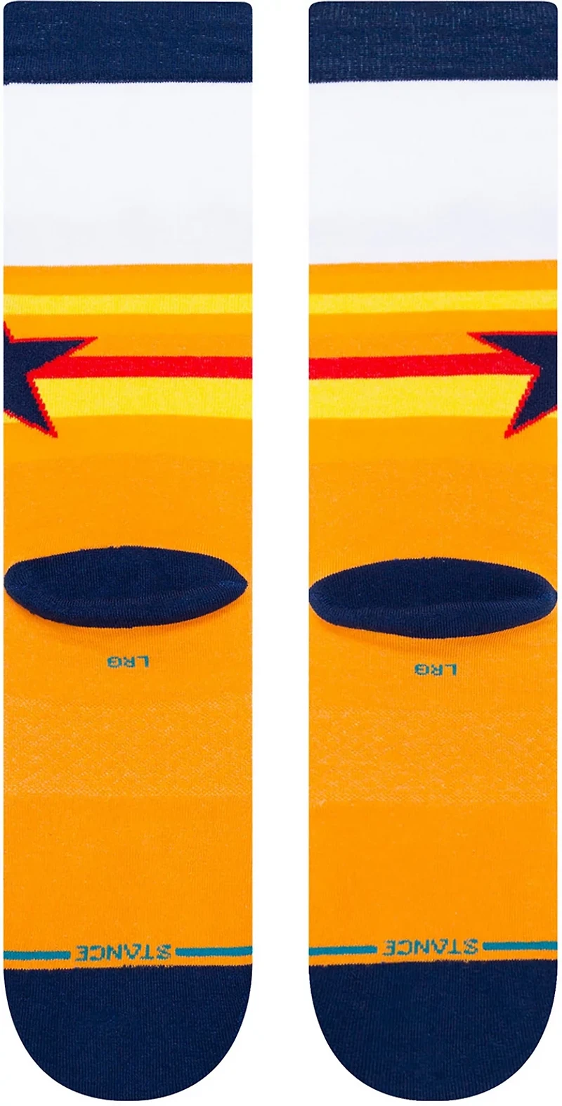 Stance Men's Houston Astros Hey Batter Astrodome Crew Socks