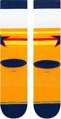 Stance Men's Houston Astros Hey Batter Astrodome Crew Socks