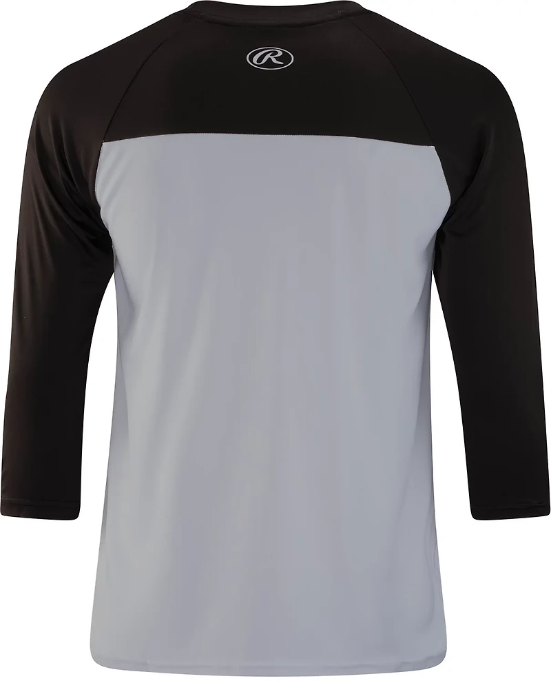 Rawlings Boys' Performance 3/4 Sleeve Shirt