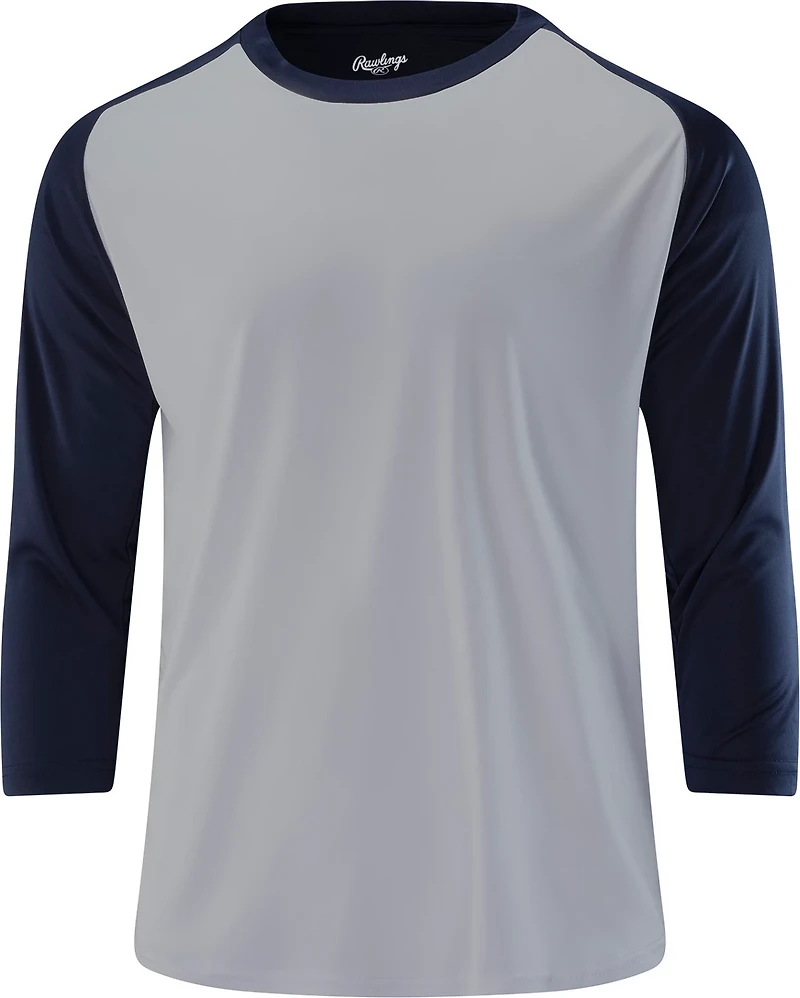 Rawlings Boys' Performance 3/4 Sleeve Shirt