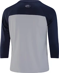 Rawlings Boys' Performance 3/4 Sleeve Shirt