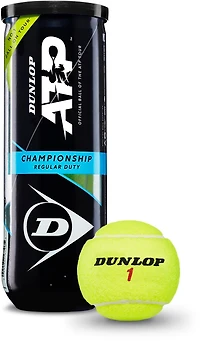 Dunlop ATP Championship Regular Duty Tennis Balls 3-Pack