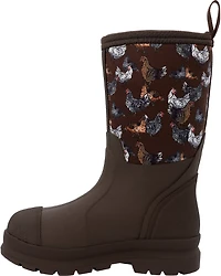 Muck Boot Kids' Chicken Print Chore Classic Boots