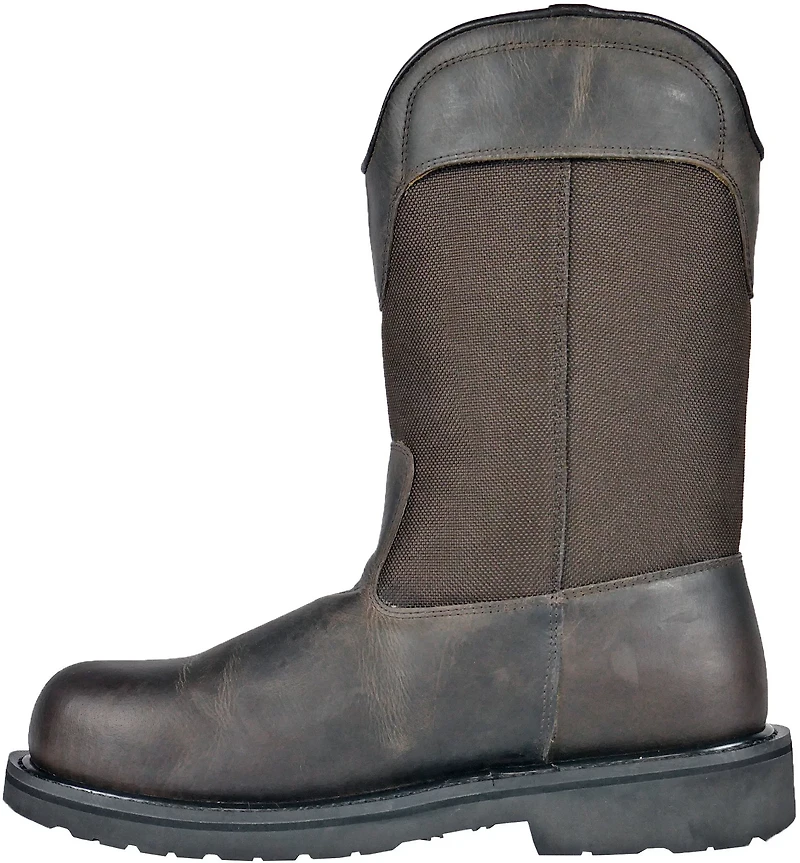 Hoss Boot Company Men's Buck Grizzly Steel Safety Toe Pull On Work Boots