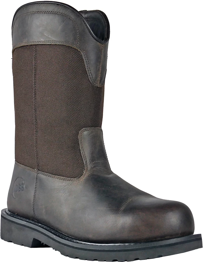 Hoss Boot Company Men's Buck Grizzly Steel Safety Toe Pull On Work Boots