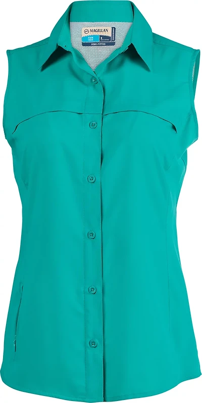 Magellan Outdoors Women's Overcast Sleeveless Fishing Shirt