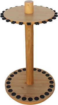 Rush Creek Creations 24 Spinning Round Fishing Rod Storage Rack