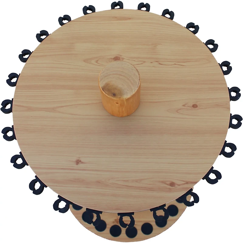 Rush Creek Creations 24 Spinning Round Fishing Rod Storage Rack