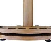 Rush Creek Creations 24 Spinning Round Fishing Rod Storage Rack