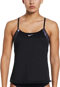 Nike Women's Layered Tankini Swim Top