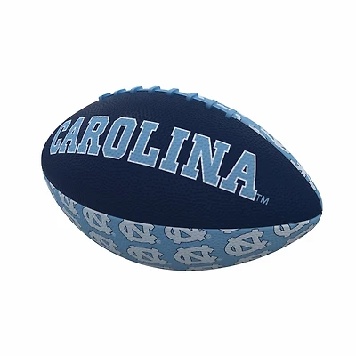 Logo Brands University of North Carolina Repeating Mini-Size Rubber Football