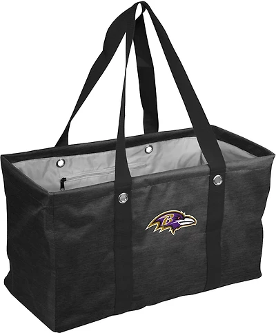 Logo Brands Baltimore Ravens Crosshatch Picnic Caddy