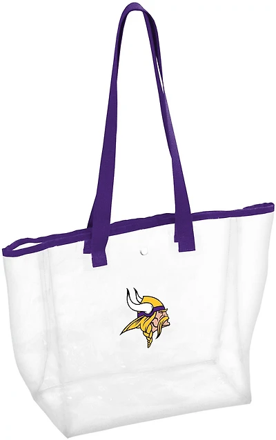 Logo Brands Minnesota Vikings Stadium Clear Tote Bag