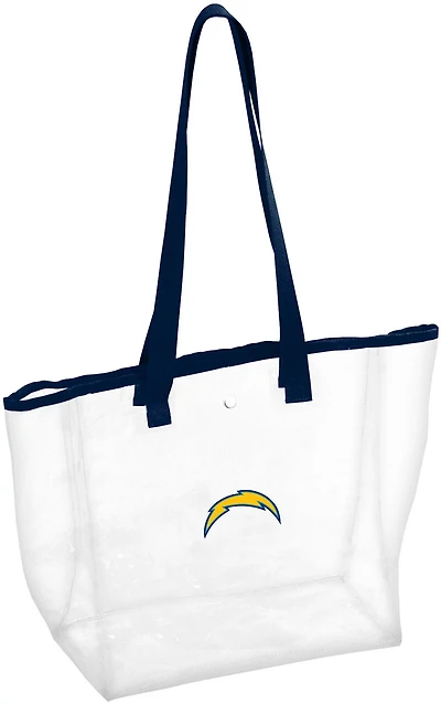 Logo Brands Los Angeles Chargers Stadium Clear Tote Bag