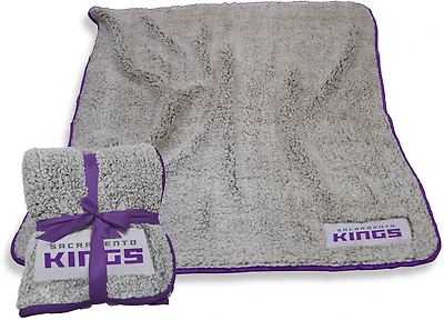 Logo Brands Sacramento Kings Frosty Fleece Throw