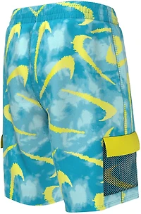 Nike Boys' Tie-Dye Swoosh Volley Shorts 7 in