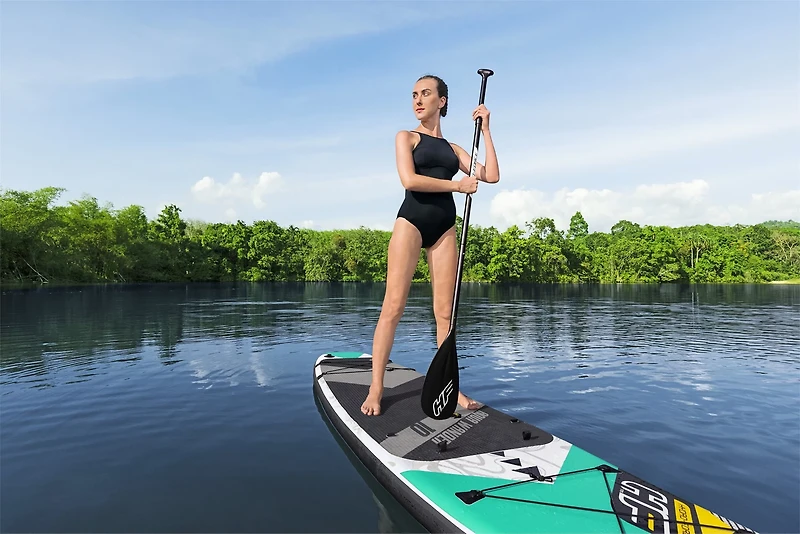 Hydro-Force Aqua Wander TravelTech Convertible Stand-Up Paddleboard Set