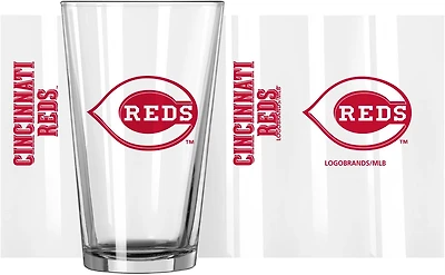 Logo Brands Cincinnati Reds 16 oz Gameday Pint Glass