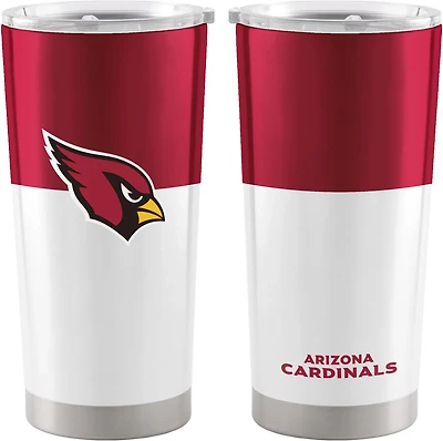 Logo Brands Arizona Cardinals 20 oz Colorblock Stainless Tumbler