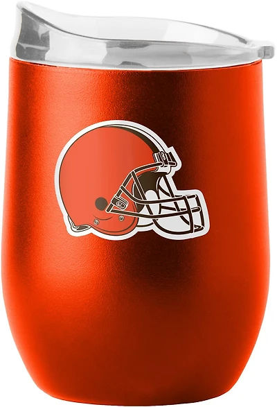 Logo Brands Cleveland Browns 16oz Flipside Powder Coat Tumbler