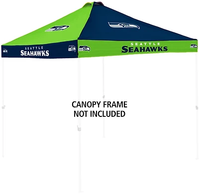 Logo Brands Seattle Seahawks Checkerboard Canopy Top