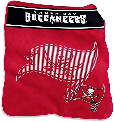 Logo Brands Tampa Bay Buccaneers 60 in x 80 in Raschel Throw