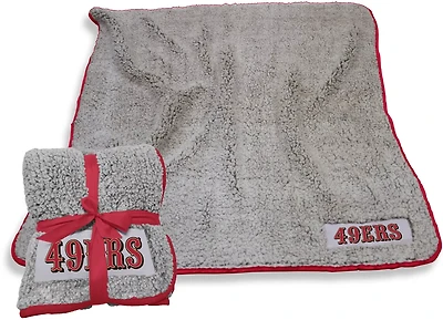 Logo Brands San Francisco 49ers Frosty Fleece Throw