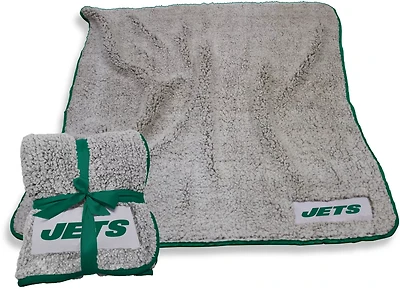 Logo Brands New York Jets Frosty Fleece Throw