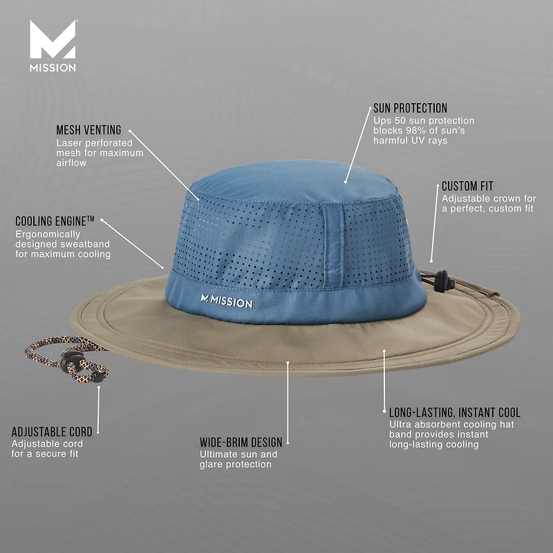MISSION Cooling Pinnacle Booney Hat