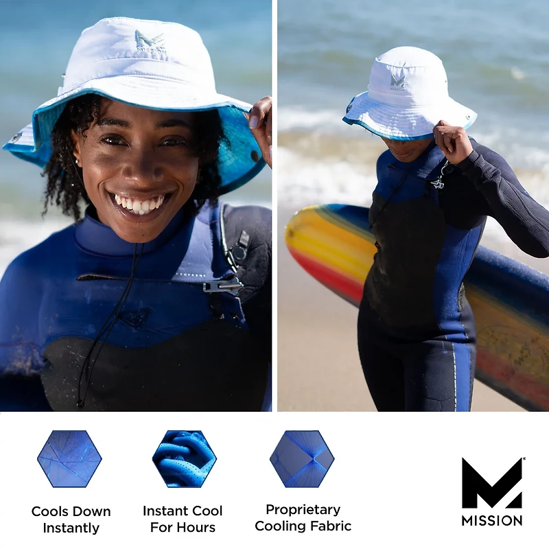 MISSION Adults' Instant Cooling Laser Cut Performance Hat