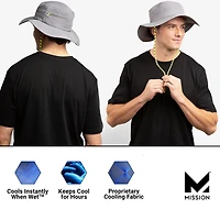 MISSION Adults' Anywhere Etched Camo Cooling Bucket Hat