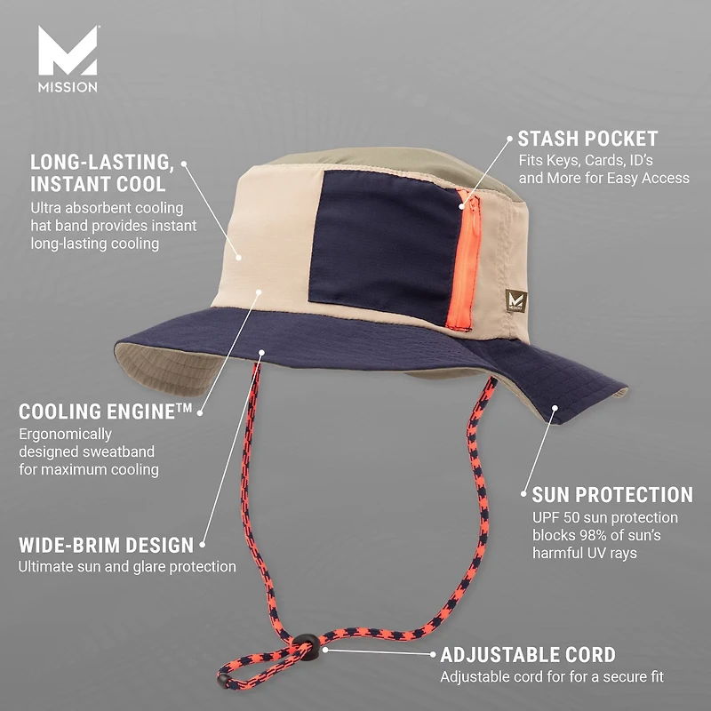 MISSION Adults' Day Tripper Cooling Bucket Hat