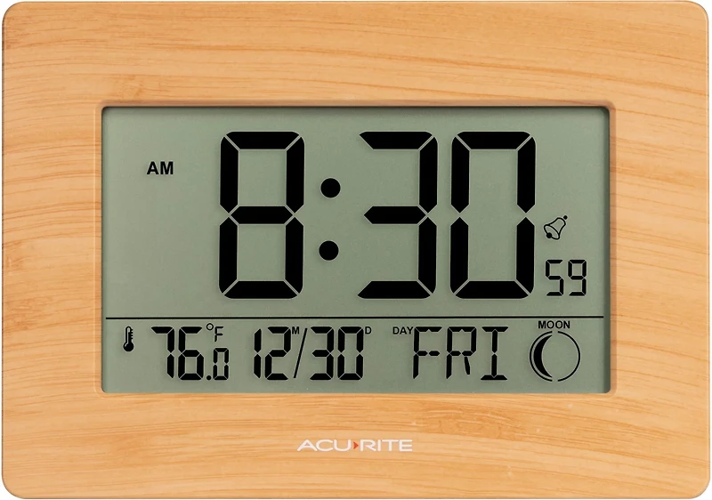 AcuRite Wireless Digital Wall and Tabletop Clock