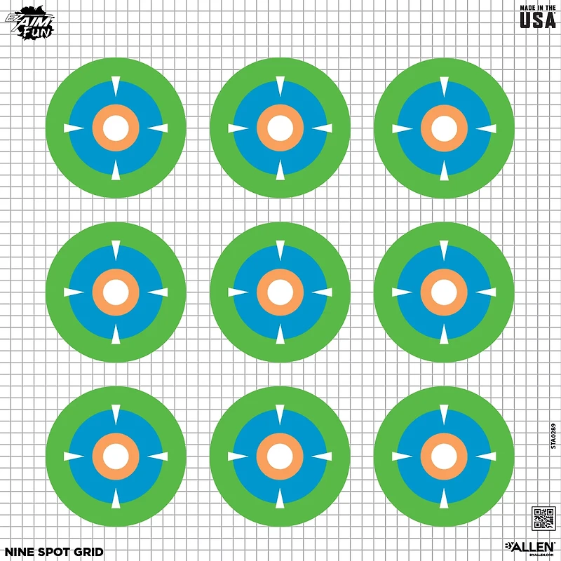 Allen Company EZ Aim Fun Paper Dialing In More Targets 9-Pack