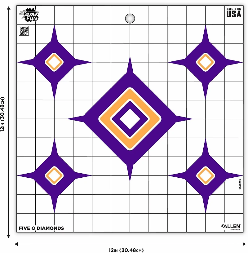 Allen Company EZ Aim Fun Paper Dialing In More Targets 9-Pack
