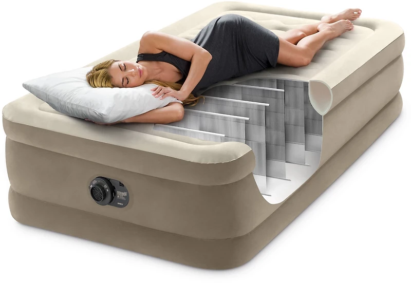 Intex Dura-Beam Deluxe Ultra Plush 18 in Twin Air Mattress