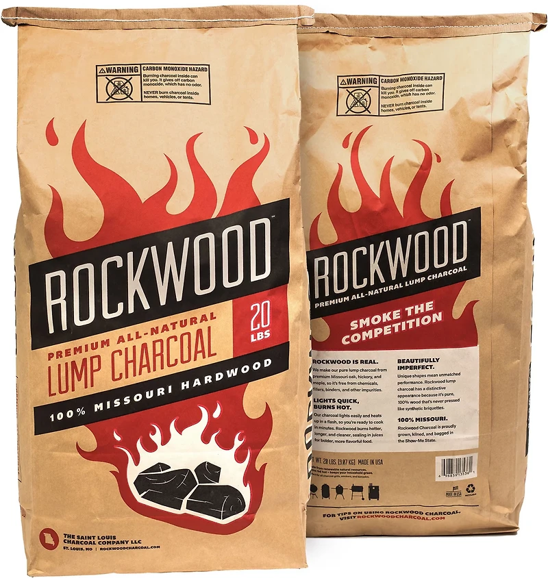 Rockwood 20lb Premium Lump Charcoal