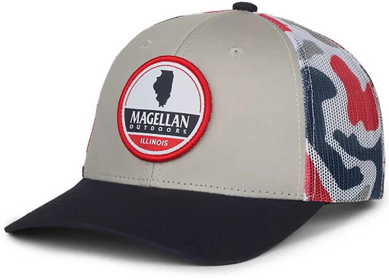 Magellan Outdoors Men's IL Badge State Cap