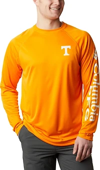 Columbia Sportswear Men's University of Tennessee Big Terminal Tackle Long Sleeve T-shirt
