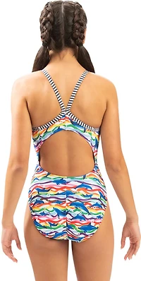 Dolfin Women's Uglies Print V-2 1-Piece Swimsuit