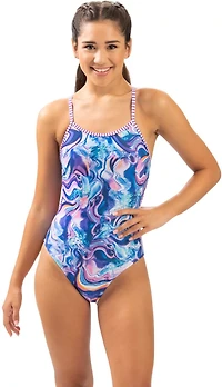 Dolfin Women's Uglies Print String Back 1-Piece Swimsuit