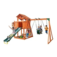 Sportspower Spring Ridge Wood Swing Set
