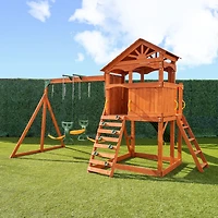 Sportspower Spring Ridge Wood Swing Set
